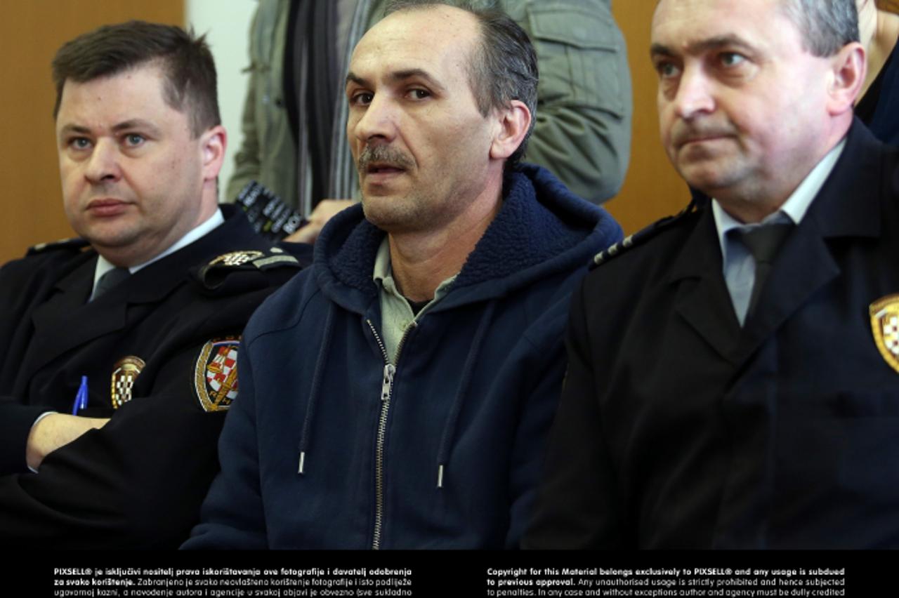 '19.02.2013., Zagreb - Na Zupanijskom sudu procitana je presuda Fejzi Hodicu optuzenom za ubojstvo supruge. Photo: Jurica Galoic/PIXSELL'