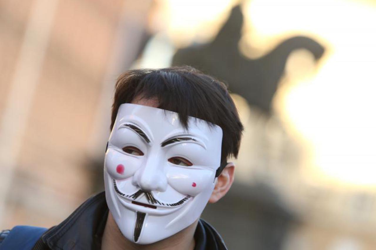 Anonymous prosvjed u Zagrebu (1)