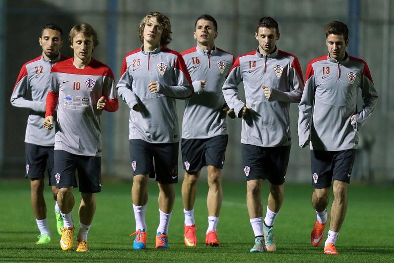 Hrvatska nogometna reprezentacija, trening