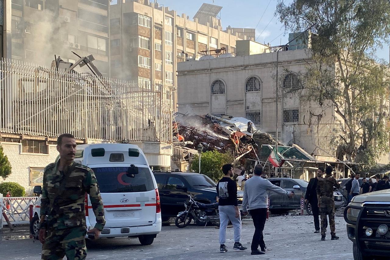 napad na iranski konzulat u Damasku