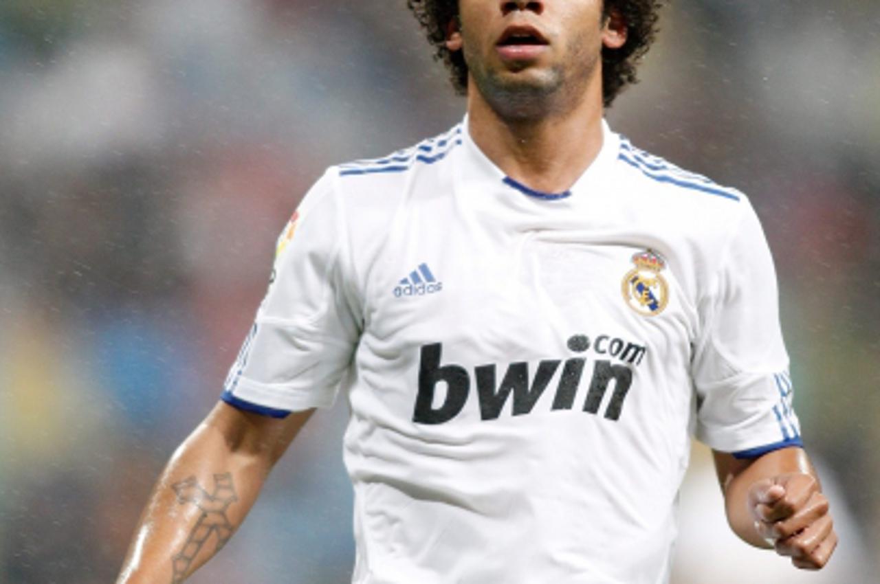 'Real Madrid\'s Marcelo during La Liga match. October 03, 2010. (Foto Ÿ nph/Alvaro Hernandez) *** Local Caption *** Fotos sind ohne vorherigen schriftliche Zustimmung ausschliesslich f?r redaktionelle
