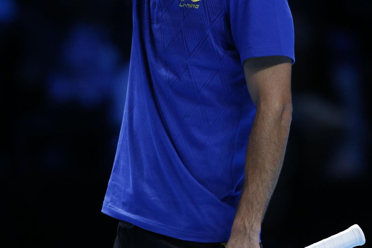 Tennis - Barclays ATP World Tour Finals - Day Four - O2 ArenaMarin Cilic reacts whilst competing against Tomas Berdych during the Barclays ATP World Tour Finals at The O2 Arena, London.Jonathan Brady Photo: Press Association/PIXSELL