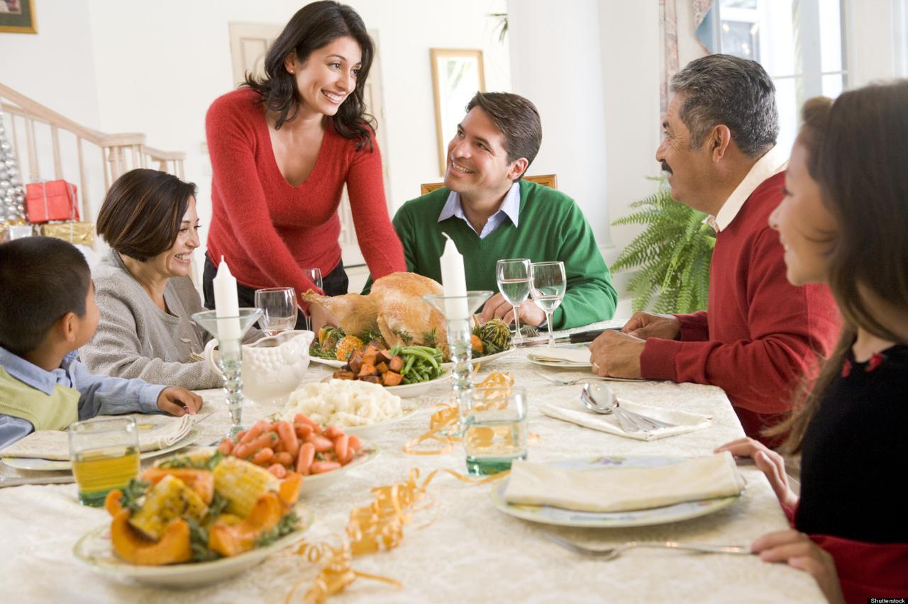Family All Together At Christmas Dinner; Shutterstock ID 16905337; PO: The Huffington Post; Job: The Huffington Post; Client: The Huffington Post; Other: The Huffington Post