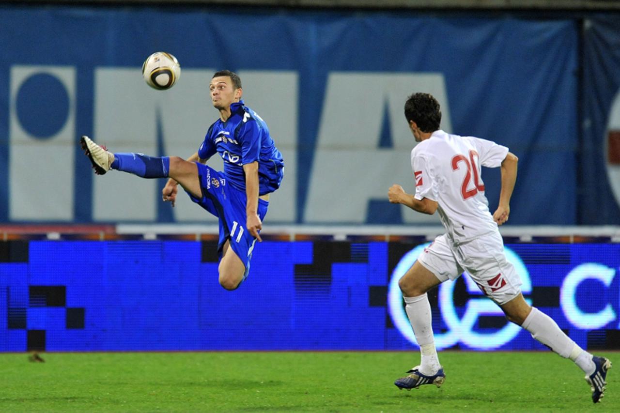'19.09.2010., Stadion Maksimir, Zagreb - Nogometna utakmica 8. kola prve HNL, NK Dinamo - NK Zagreb. Ivan Tomecak. Photo: Antonio Bronic/PIXSELL'