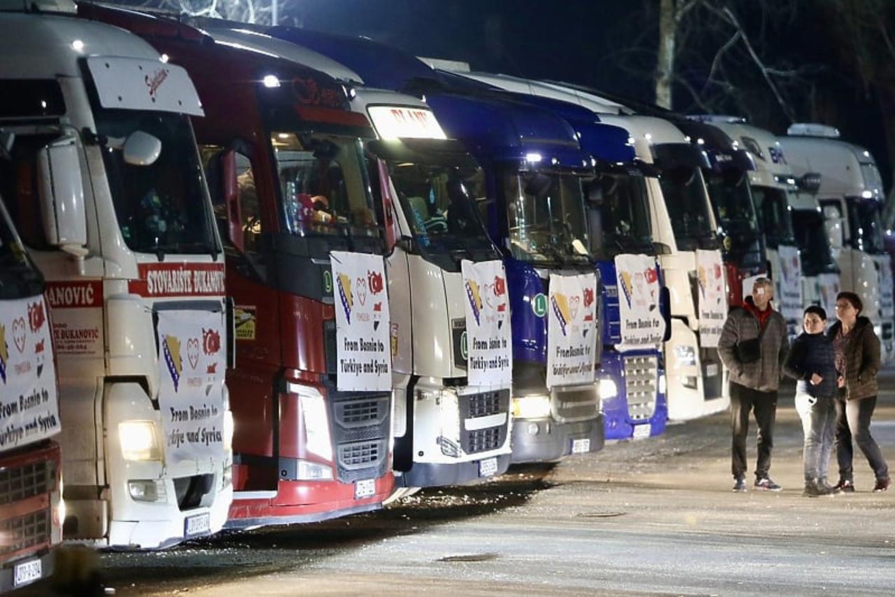 konvoj pomoći za Tursku i Siriju